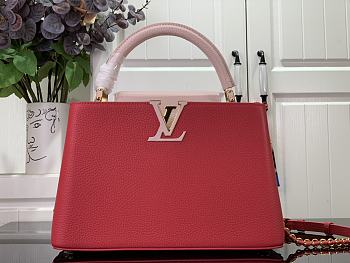 Louis Vuitton LV Capucines MM M21689 Pink Size 31x 20 x 11 cm
