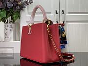 Louis Vuitton LV Capucines MM M21689 Pink Size 31x 20 x 11 cm - 2