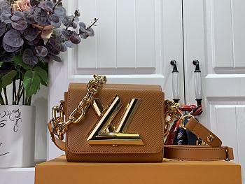 Louis Vuitton LV Twist Mini Handbag M22297 Size 16.5 x 19 x 8.5 cm