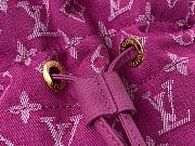 Louis Vuitton LV Denim Bucket Bag M51235 Purple Size 31 x 31 x 21 cm - 3