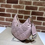 Gucci Matelassé Small Shoulder Bag Pink Size 27 x 18 x 7 cm - 4