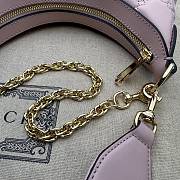 Gucci Matelassé Small Shoulder Bag Pink Size 27 x 18 x 7 cm - 2