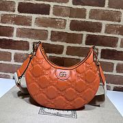 Gucci Matelassé Small Shoulder Bag Orange Size 27 x 18 x 7 cm - 1