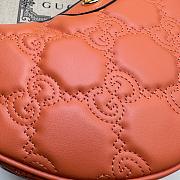 Gucci Matelassé Small Shoulder Bag Orange Size 27 x 18 x 7 cm - 3