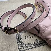 Gucci Matelassé Mini Shoulder Bag Pink Size 21 x 14 x 6 cm - 5
