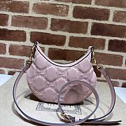 Gucci Matelassé Mini Shoulder Bag Pink Size 21 x 14 x 6 cm - 4