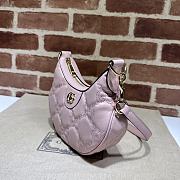 Gucci Matelassé Mini Shoulder Bag Pink Size 21 x 14 x 6 cm - 2