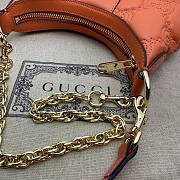 Gucci Matelassé Mini Shoulder Bag Orange Size 21 x 14 x 6 cm - 5