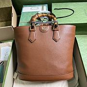 Gucci Diana Bamboo Medium Tote Bag Brown Size 31 x 27 x 15 cm - 1