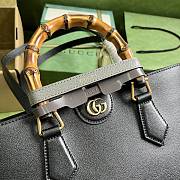 Gucci Diana Bamboo Medium Tote Bag Black Size 31 x 27 x 15 cm - 2