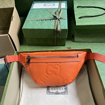 Gucci Jumbo GG Small Belt Bag Orange Size 23 x 13 x 5 cm