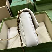 Gucci Marmont Chain Bag White Size 21 x 12 x 5 cm - 5