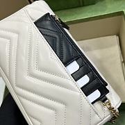 Gucci Marmont Chain Bag White Size 21 x 12 x 5 cm - 4