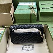 Gucci Marmont Chain Bag Black Size 21 x 12 x 5 cm - 4