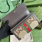 Gucci Jumbo Long Wallet Size 19 x 10 x 3 cm - 2