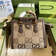 Gucci Diana Jumbo GG Small Tote Bag Size 27 x 24 x 11 cm - 1