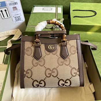 Gucci Diana Jumbo GG Small Tote Bag Size 27 x 24 x 11 cm