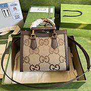 Gucci Diana Jumbo GG Small Tote Bag Size 27 x 24 x 11 cm - 2