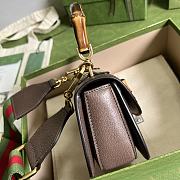  Gucci Bamboo 1947 Jumbo GG Mini Bag Size 17 x 12 x 7.5 cm - 6