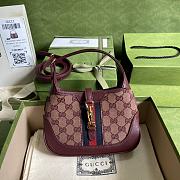 Gucci Jackie 1961 Mini Hobo Bag Burgundy Size 19 x 13 x 3 cm - 3