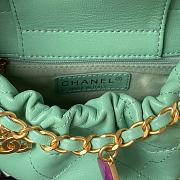 Chanel Mini Bucket Bag Green Size 17 x 16 x 7 cm - 6