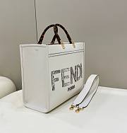 Fendi Sunshine Medium White Bag Size 36 x 12 x 31 cm - 3