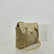Prada Beige Re-Nylon Tote Bag Size 25 x 25 x 5 cm - 2