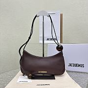 Jacquemus Le Bisou Perle Shoulder Bag Brown Size 27 x 10.5 cm - 1