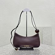 Jacquemus Le Bisou Perle Shoulder Bag Brown Size 27 x 10.5 cm - 5