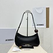 Jacquemus Le Bisou Perle Shoulder Bag Black Size 27 x 10.5 cm - 1