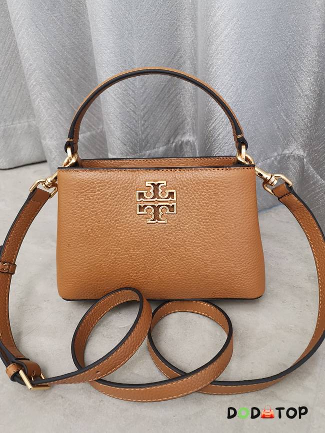 Tory Burch Britten Bag Brown Size 12 x 20 x 7 cm - 1