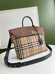 Burberry Society Top Handle Bag Size 36 x 29 x 28 cm - 3