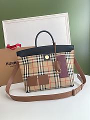 Burberry Society Top Handle Bag Black Size 36 x 29 x 28 cm - 1