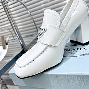 Prada White Loafers - 6