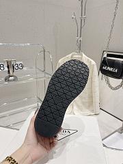 Prada Rubber Sandals Black/White - 4