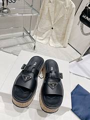Prada Rubber Sandals Black/White - 3