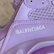 Balenciaga Triple S Purple Sneakers - 3