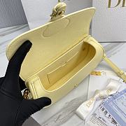 Dior Bobby East-West Bag Lemon Size 22 x 13 x 5 cm - 4