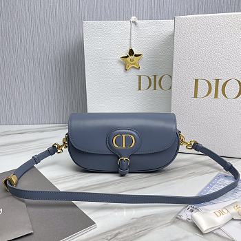 Dior Bobby East-West Bag Blue Size 22 x 13 x 5 cm