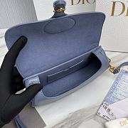 Dior Bobby East-West Bag Blue Size 22 x 13 x 5 cm - 4