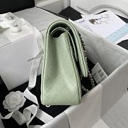 Chanel Flap Bag A01112 Caviar Light Green Size 15.5 x 25.5 x 6.5 cm - 6