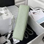 Chanel Flap Bag A01112 Caviar Light Green Size 15.5 x 25.5 x 6.5 cm - 5