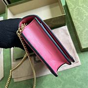 Gucci GG Matelassé Chain Bag Fuchsia Size 20 x 12.5 x 4 cm - 6