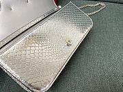 Valentino Garavani Miniloc Bag Silver Size 27 x 13 x 6 cm  - 5