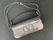 Valentino Garavani Miniloc Bag Silver Size 27 x 13 x 6 cm  - 4