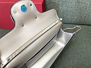 Valentino Garavani Miniloc Bag Silver Size 27 x 13 x 6 cm  - 2