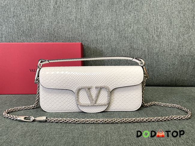 Valentino Garavani Miniloc Bag White Size 27 x 13 x 6 cm - 1