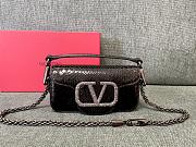 Valentino Garavani Miniloc Bag Black Size 20 x 11 x 5 cm - 1