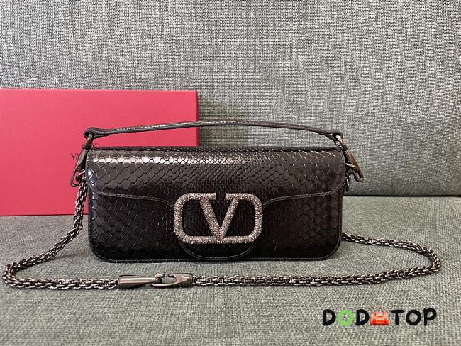 Valentino Garavani Miniloc Bag Black Size 27 x 13 x 6 cm - 1