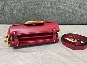 Valentino Garavani Vlogo Shoulder Bag Red Size 20 x 15 x 7 cm - 4